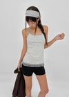Luna Stripe Lace Sleeveless