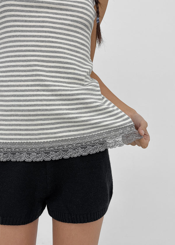 Luna Stripe Lace Sleeveless