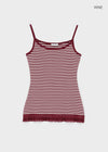 Luna Stripe Lace Sleeveless