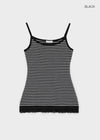 Luna Stripe Lace Sleeveless