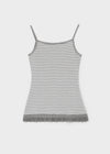 Luna Stripe Lace Sleeveless