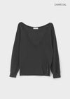 Anna Deep V-Neck Sweatshirt