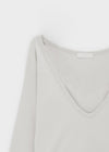 Anna Deep V-Neck Sweatshirt
