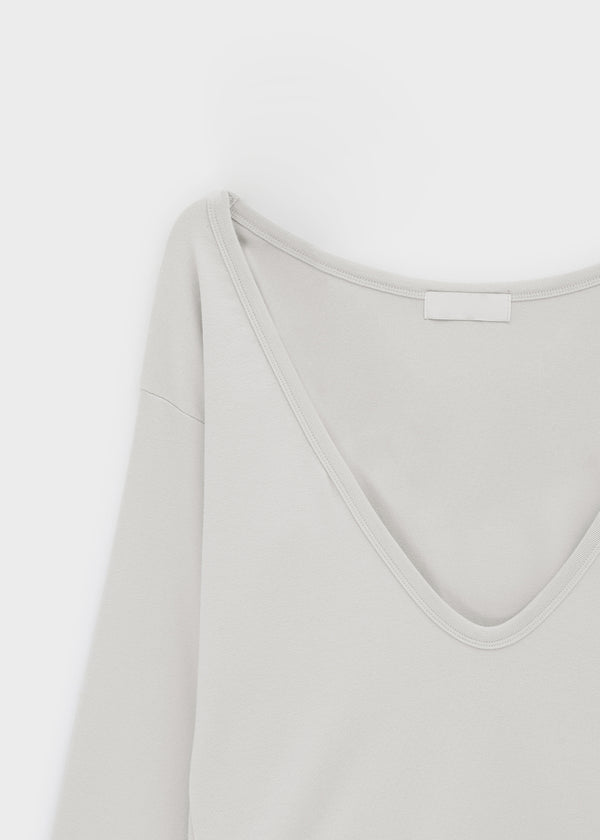 Anna Deep V-Neck Sweatshirt