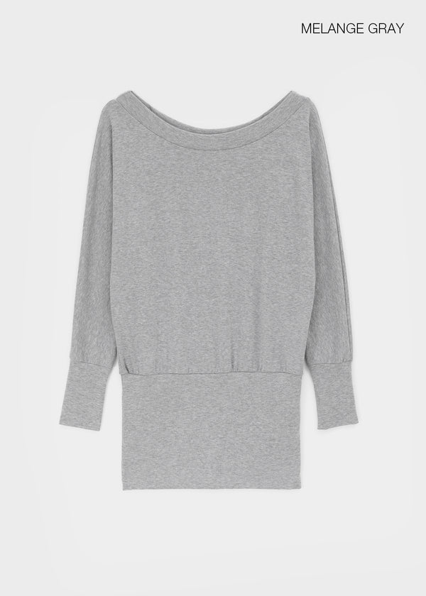 [MADE] Todo Off-shoulder Long Sleeve Tee