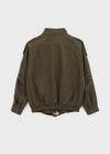 Macabre high-neck cotton jumper