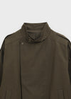 Macabre high-neck cotton jumper
