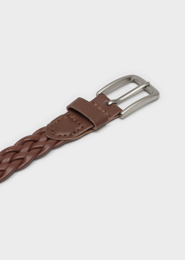 The visible cable leather belt