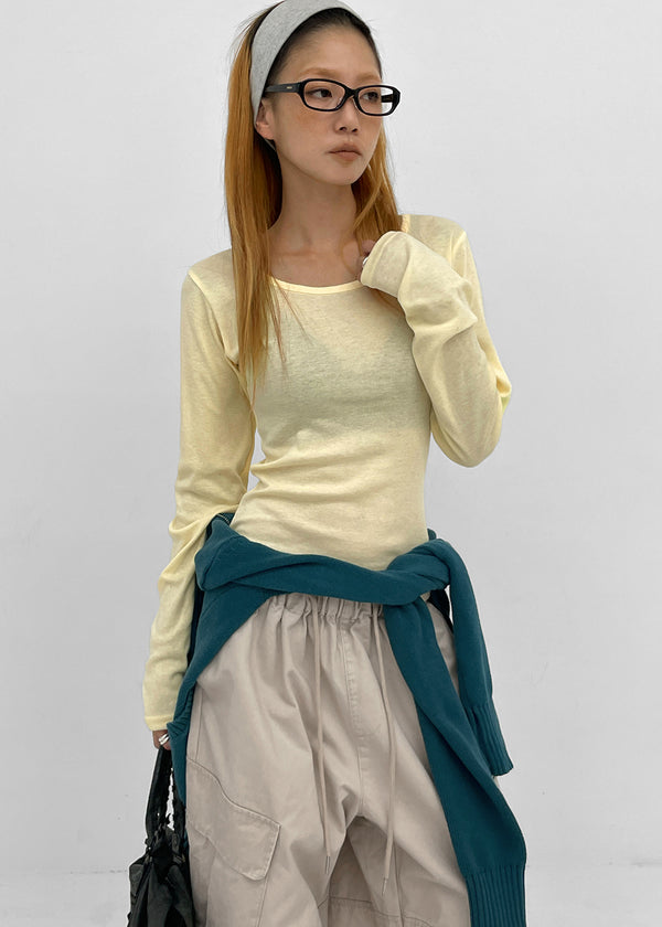 Teera Round Long Sleeve Tee