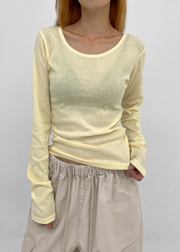 Teera Round Long Sleeve Tee