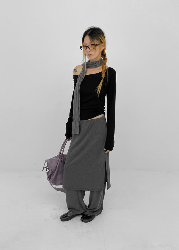 Elion Slit Skirt Pants