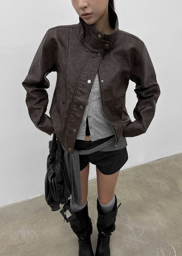 [MADE] Dane Leather Jacket