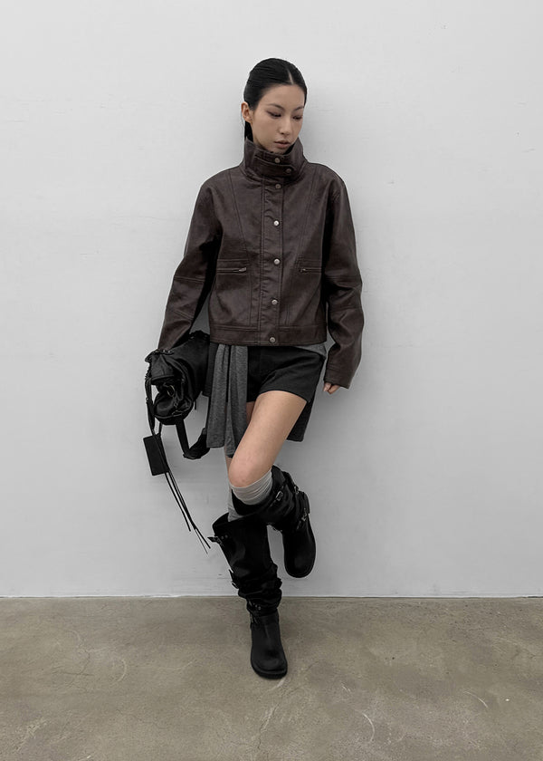 [MADE] Dane Leather Jacket