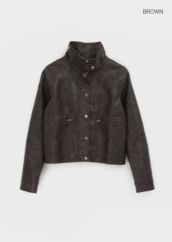[MADE] Dane Leather Jacket