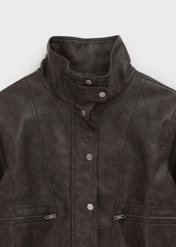 [MADE] Dane Leather Jacket