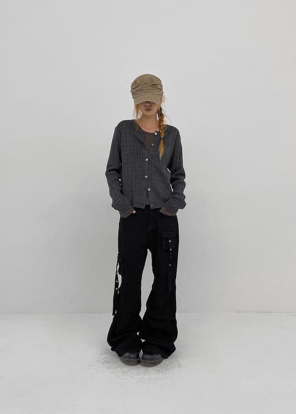Seah Cable Wool Knit Cardigan