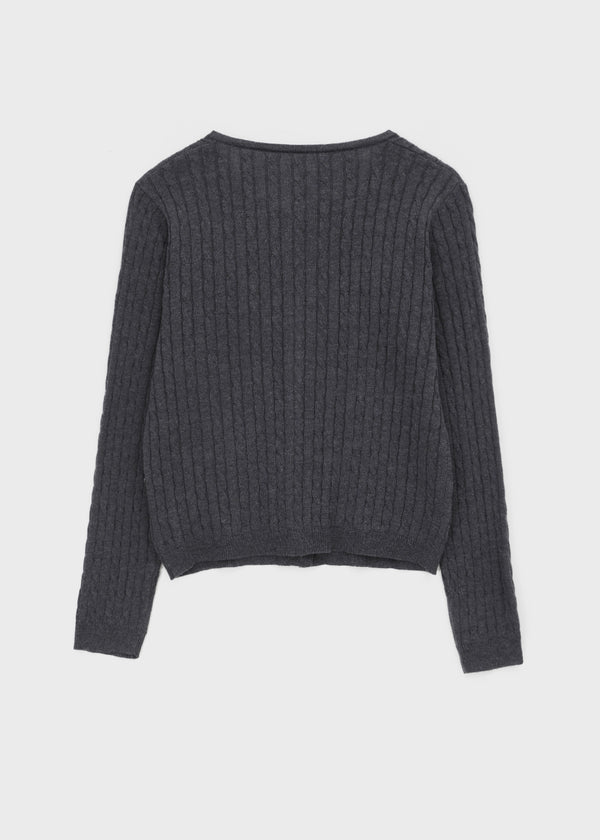 Seah Cable Wool Knit Cardigan