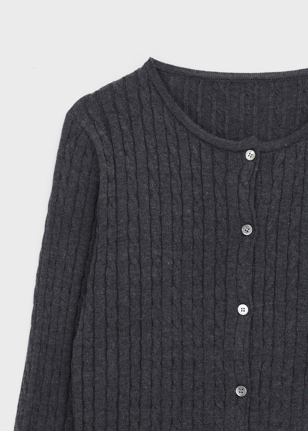 Seah Cable Wool Knit Cardigan