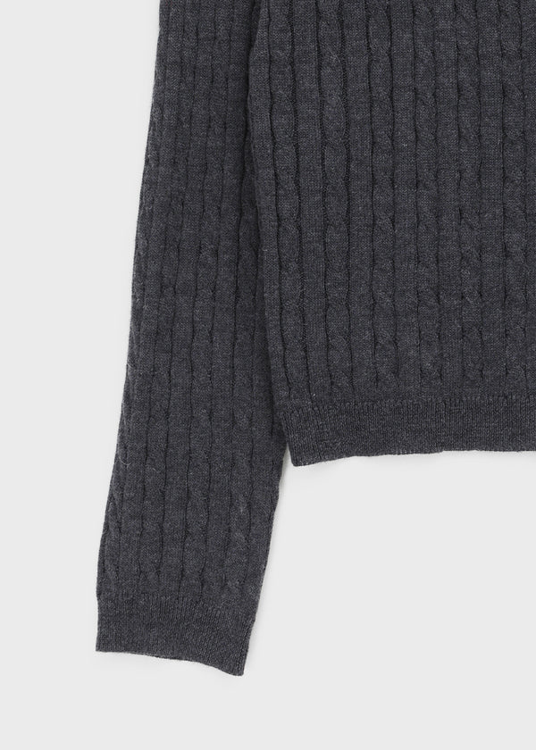 Seah Cable Wool Knit Cardigan
