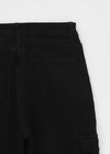 Thea Shirred Buckle Cargo Bootcut Pants
