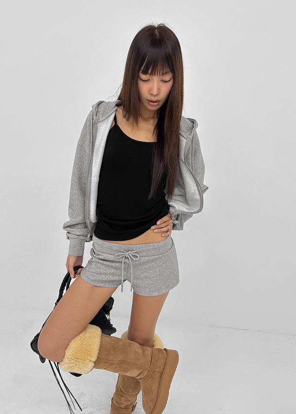 [MADE] Bennoir Semi-Crop Zip-Up Hoodie