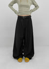 (UNISEX) Tenum Back Pocket Balloon Wide Slacks