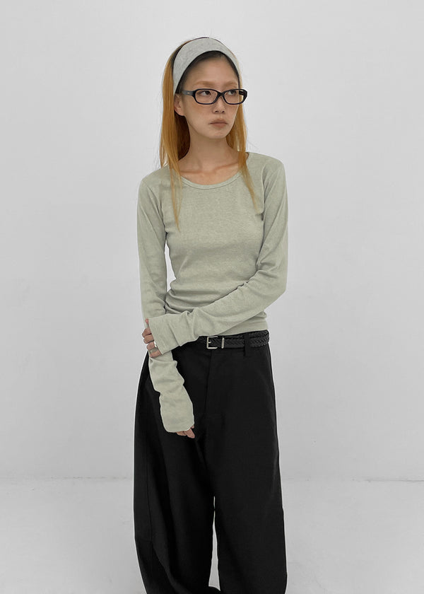 Teera Round Long Sleeve Tee