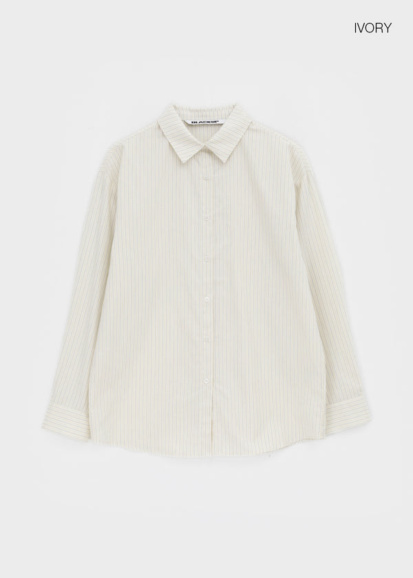 [MADE] Bema Striped Oversized Shirt