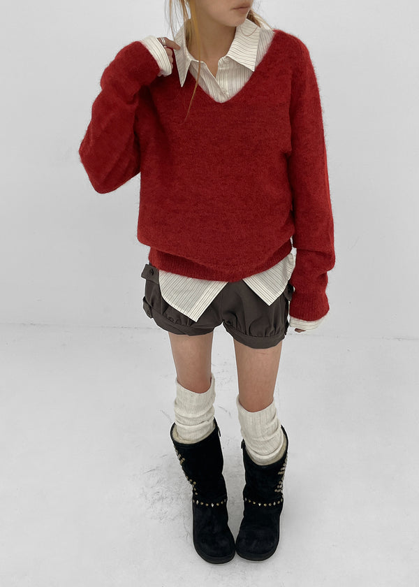 Cerea banding balloon shorts