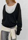 [MADE] Dennel Deep U-Neck Knit