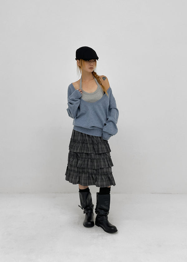[MADE] Dennel Deep U-Neck Knit
