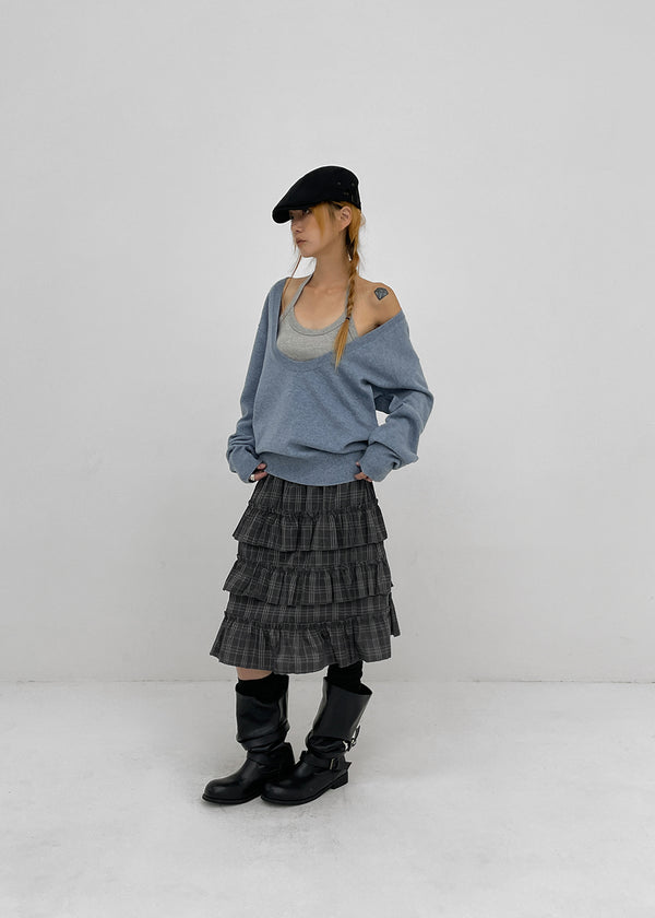 [MADE] Dennel Deep U-Neck Knit