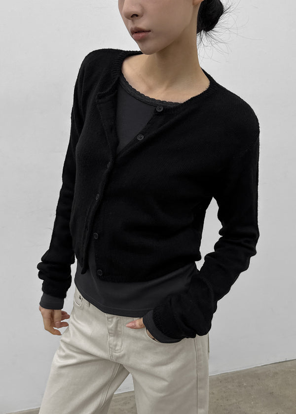 Depend Round Knit Cardigan