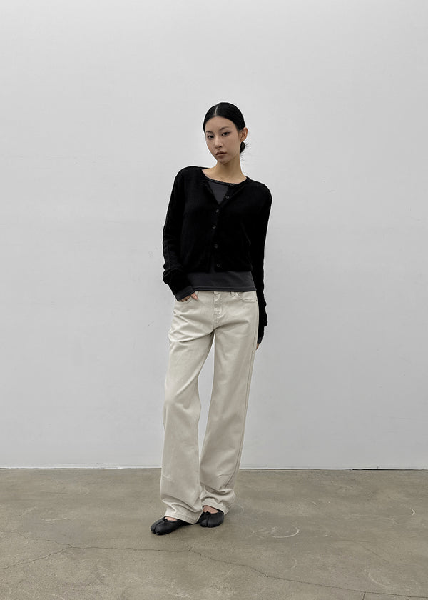 [MADE] Bmel Low-waisted Straight Cotton Pants