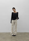 [MADE] Bmel Low-waisted Straight Cotton Pants