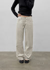 [MADE] Bmel Low-waisted Straight Cotton Pants