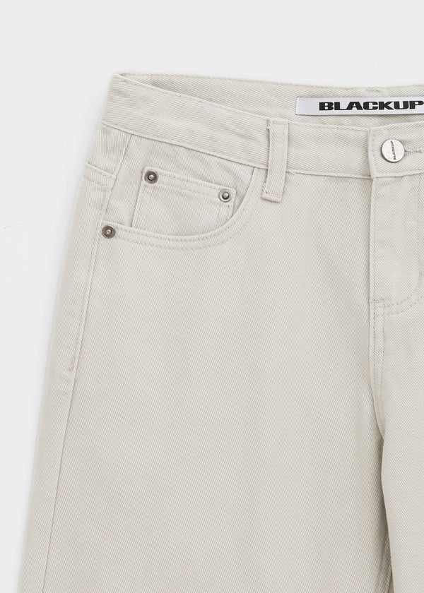 [MADE] Bmel Low-waisted Straight Cotton Pants