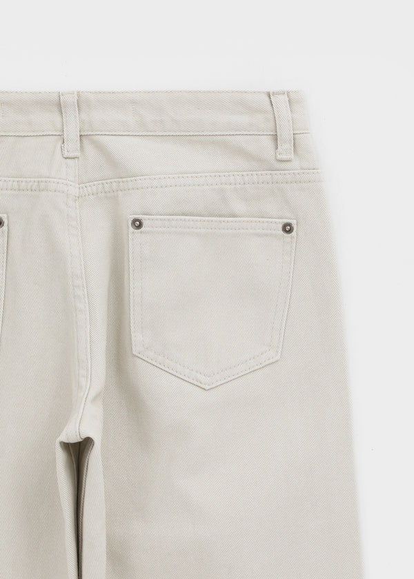 [MADE] Bmel Low-waisted Straight Cotton Pants