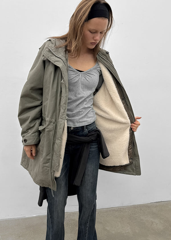 [MADE] Cro Bouclein Hooded Field Jacket