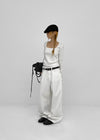 Ciel Bijou Wide Cotton Pants
