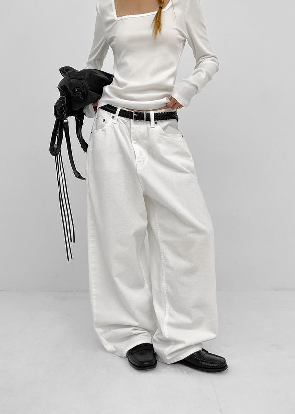 Melaf Sear cable leather belt