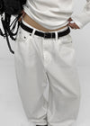 Melaf Sear cable leather belt