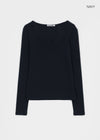 [MADE] Giselle Ring Lace Square Long Sleeve Tee