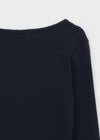 [MADE] Giselle Ring Lace Square Long Sleeve Tee