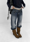 Zect Low-waist Straight Denim Pants
