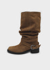 [MADE] Toruno Wrinkle Suede Mid-calf Boots