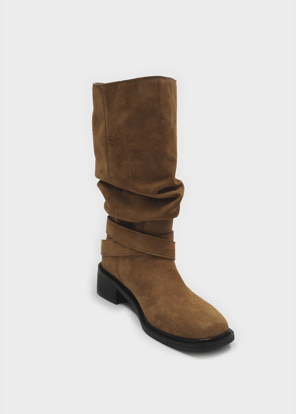 [MADE] Toruno Wrinkle Suede Mid-calf Boots