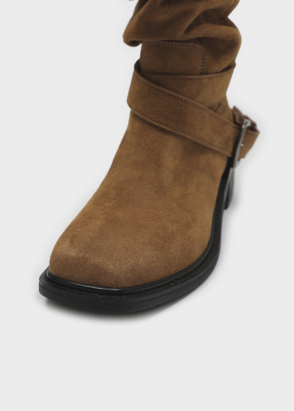 [MADE] Toruno Wrinkle Suede Mid-calf Boots