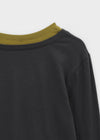 [MADE] Ove Layered V-neck Long Sleeve Tee