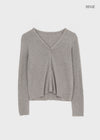 Lue Wool Knit SET - Cardigan, Sleeveless